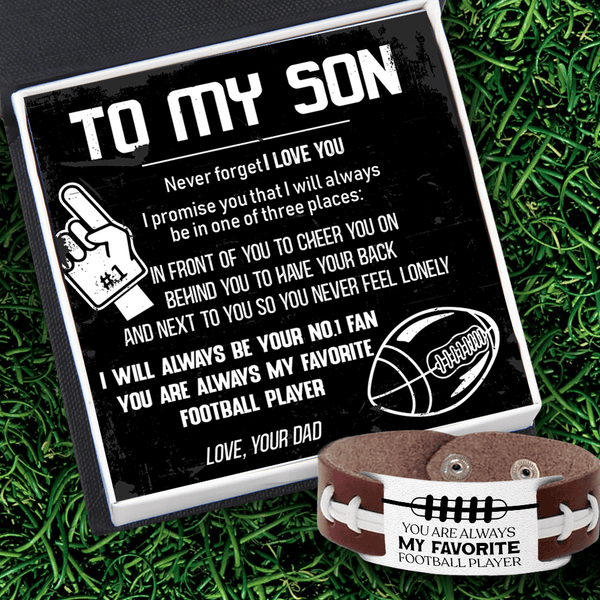 American Football Dad And Son Behind Every Football Player, Dad