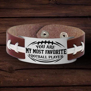 Football Bracelet - American Football - To My Son - From Dad - My Favorite Football Player - Gbzo16007