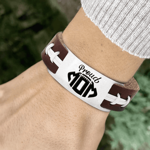 Football Bracelet -  Football - To My Mom - I Love You More Than Words Can Express - Gbzo19016