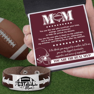 Football Bracelet -  Football - To My Mom - You Are The Biggest Cheerleader - Gbzo19015