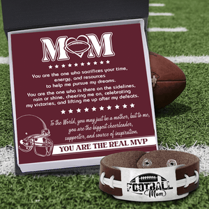 Football Bracelet -  Football - To My Mom - You Are The Biggest Cheerleader - Gbzo19015