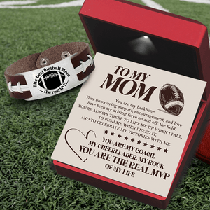 Football Bracelet -  Football - To My Mom - You Are The Real Mvp Of My Life - Gbzo19014