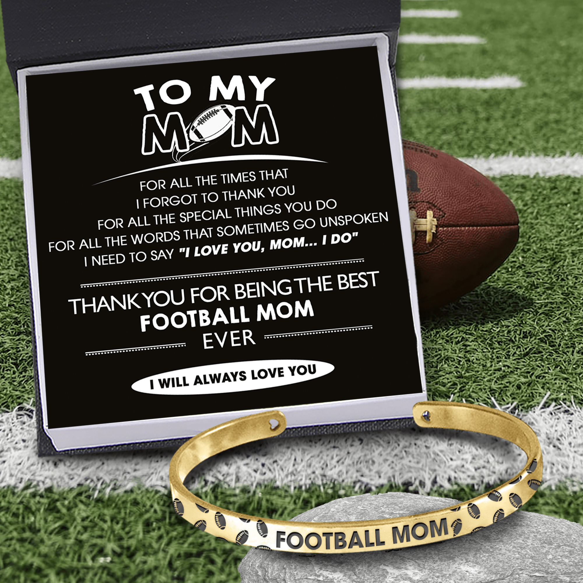 Football mom bracelet on sale