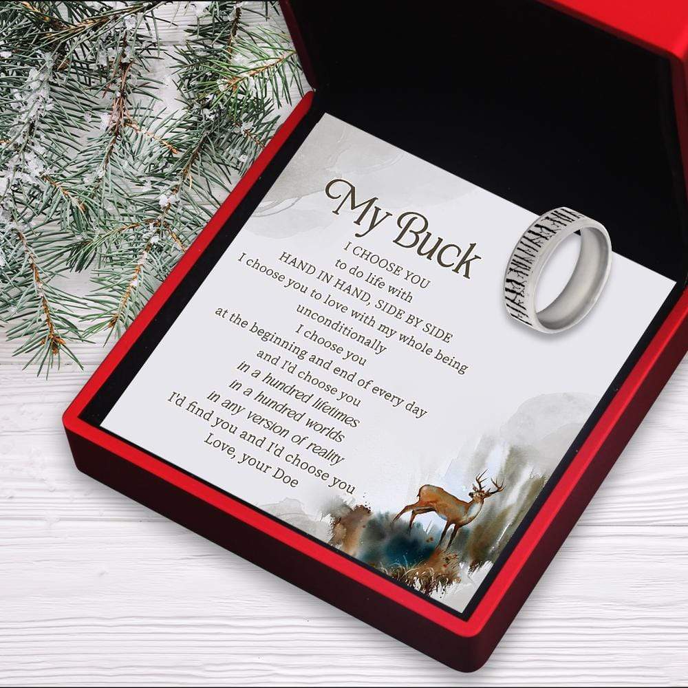 Forest Ring - Hunting - To My Buck - Hand In Hand, Side By Side - Gri26017