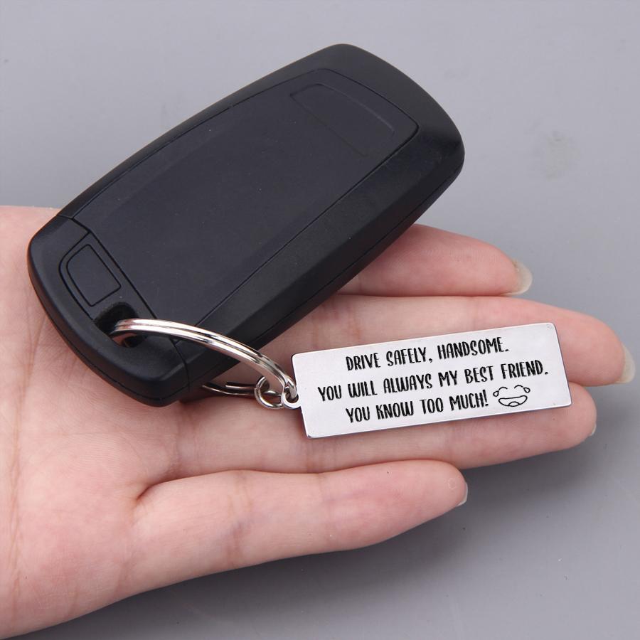 We Pray You'll Always Be Safe Keychain - GrindStyle