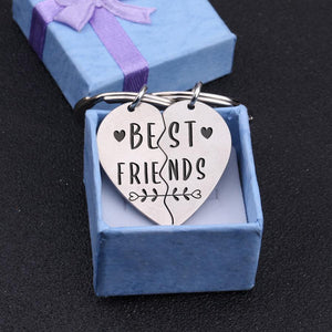 Gkf33001 - Best Friends - Heart Puzzle Keychain