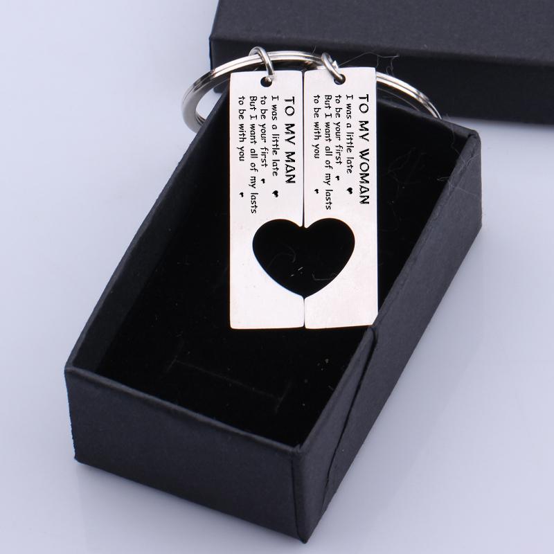 Gkh14012 - My Last To Be With You - Couple Keychains