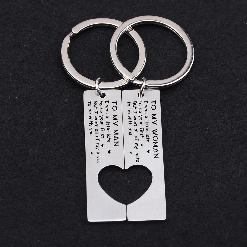 Gkh14012 - My Last To Be With You - Couple Keychains