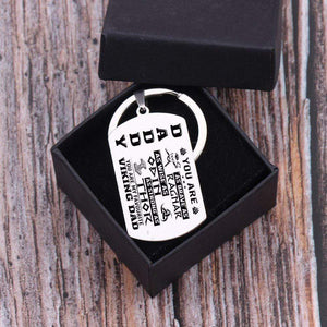 Gkn18017 - You Are My Favourite Viking Dad - Dog Tag Keychain
