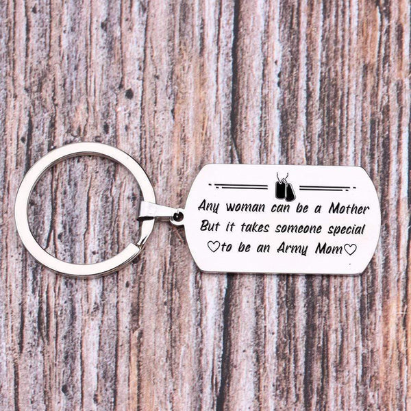 Wrapsify Gkn19025 It Takes Someone Special Woman to Be An Army Mom Dog Tag Keychain Buy Keychain Only