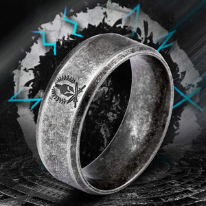 Gladiator Helmet Ring - Roman - To My Man -  I Want All Of My Lasts To Be With You - Gri26011