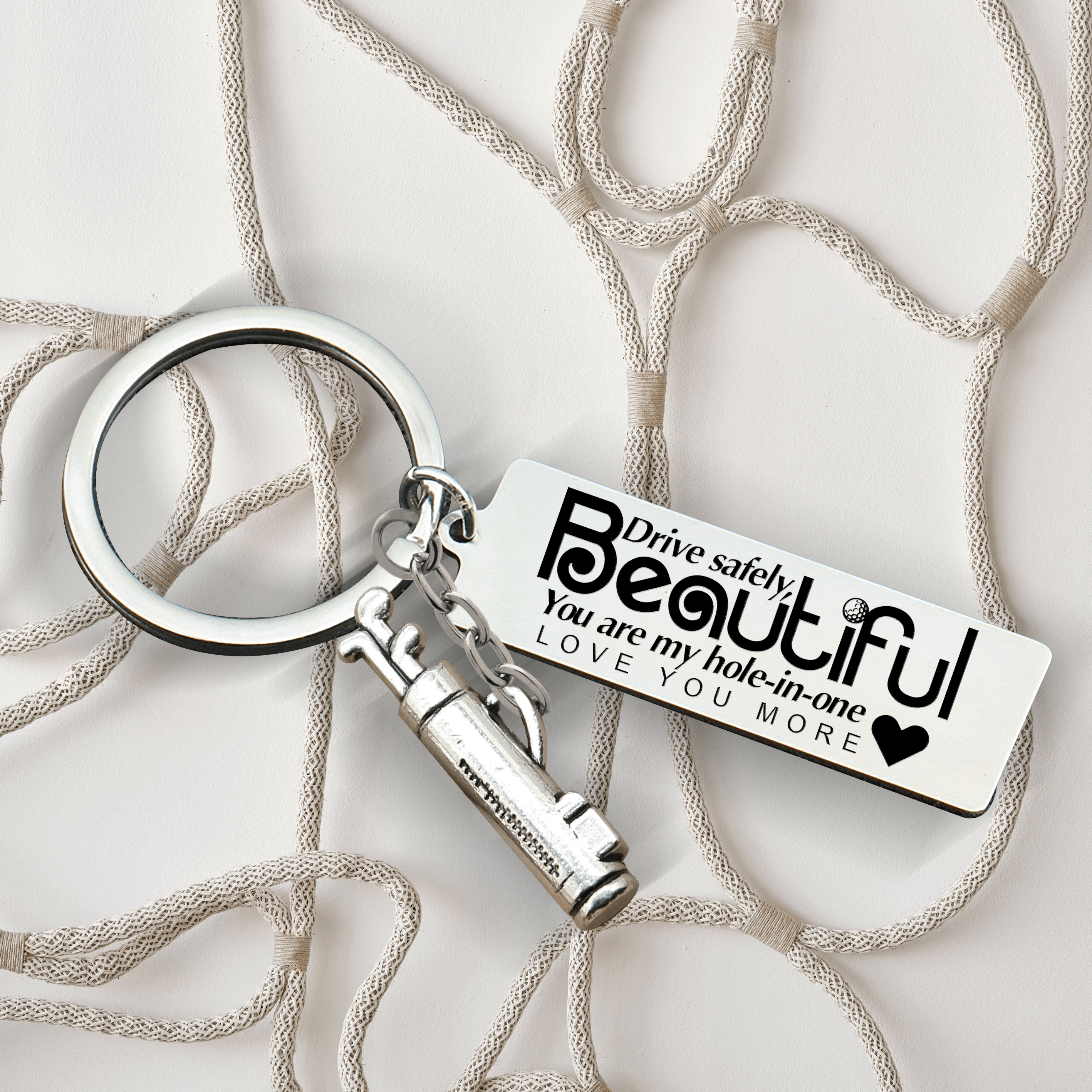 Golf Charm Keychain - Golf - To My Future Wife - You Are My Hole-In-One - Gkzp25002