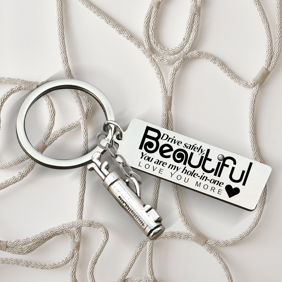 Golf Charm Keychain - Golf - To My Future Wife - You Are My Hole-In-One - Gkzp25002