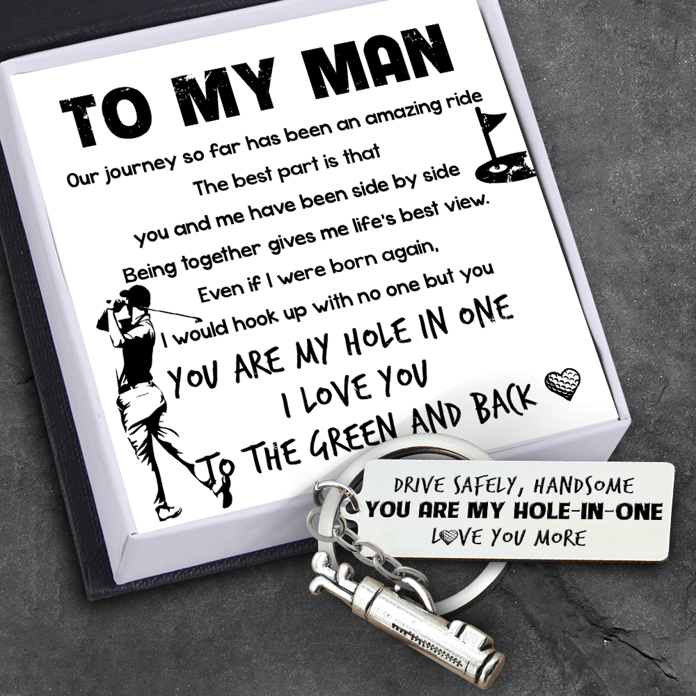Golf Charm Keychain - Golf - To My Man - I Would Hook Up With No One But You - Gkzp26001