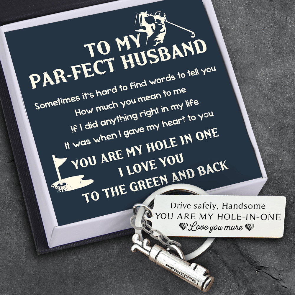 Golf Charm Keychain - Golf - To My Par-fect Husband - You Are My Hole In One - Gkzp14001