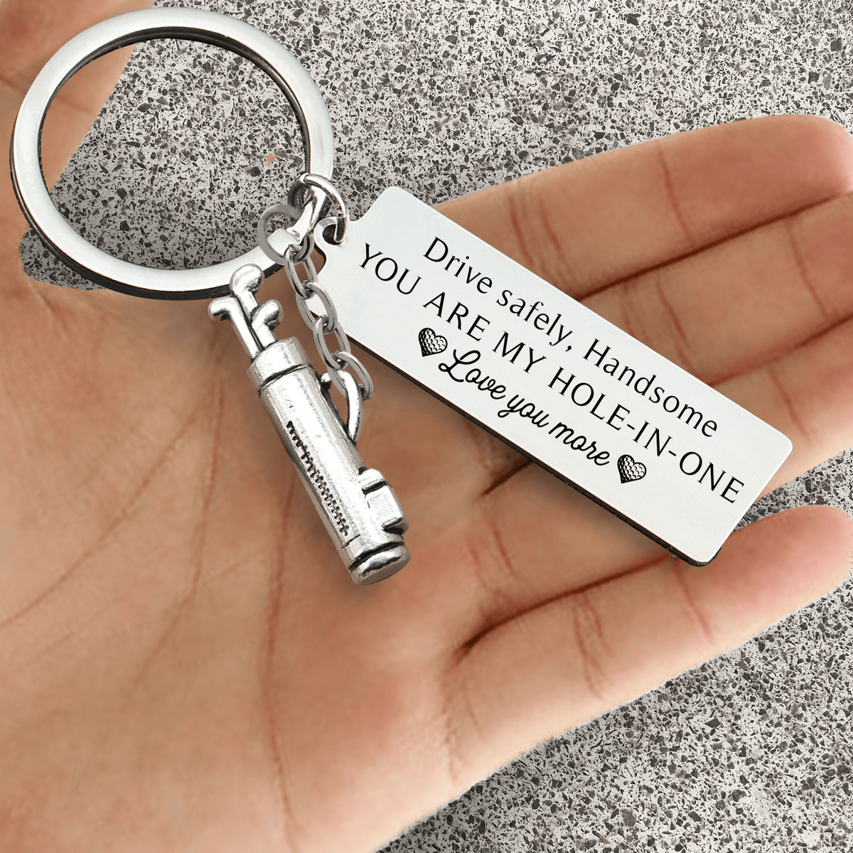 Golf Charm Keychain - Golf - To My Par-fect Husband - You Are My Hole In One - Gkzp14001