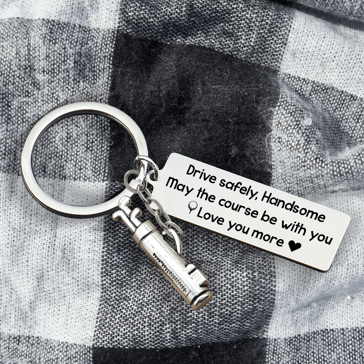 Golf Charm Keychain - Golf - To My Par-fect Man - Never Forget That I Love You - Gkzp26003
