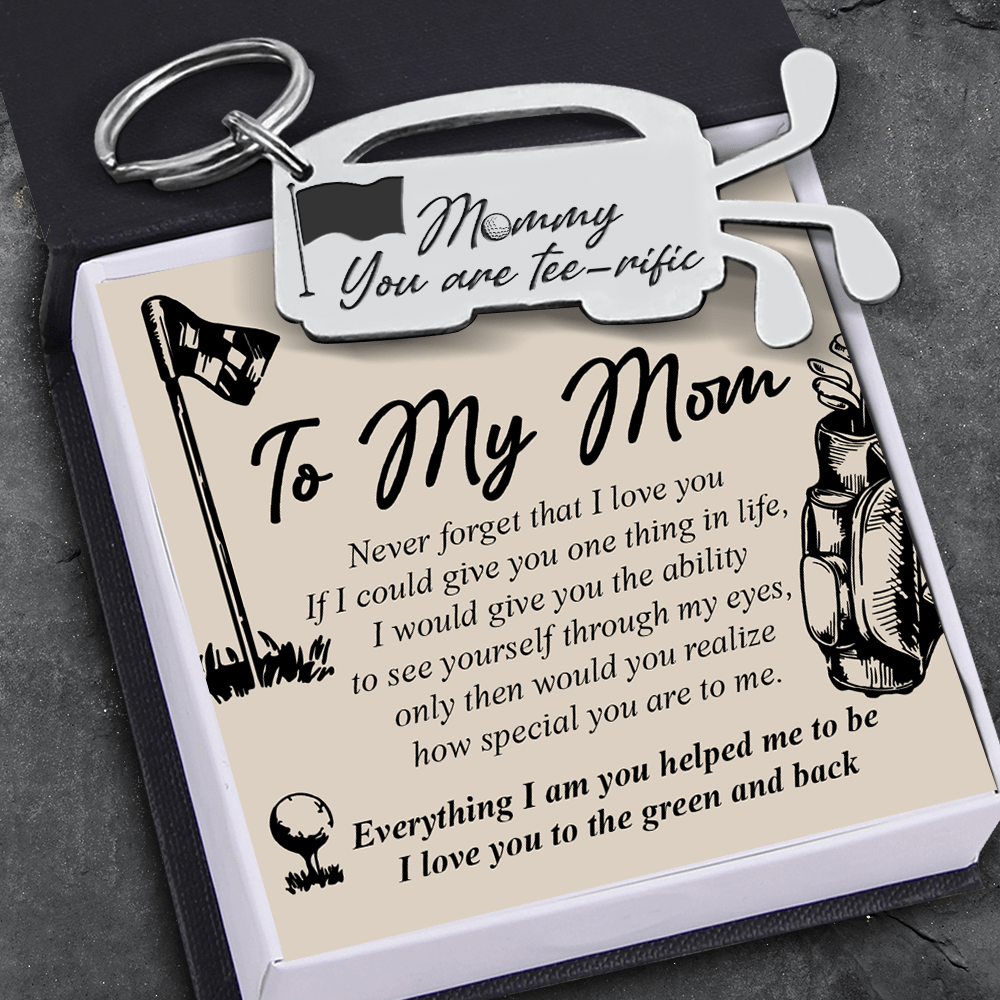 Golf Club Bag Keychain - Golf - To My Mom - Never Forget That I Love You - Gkew19004