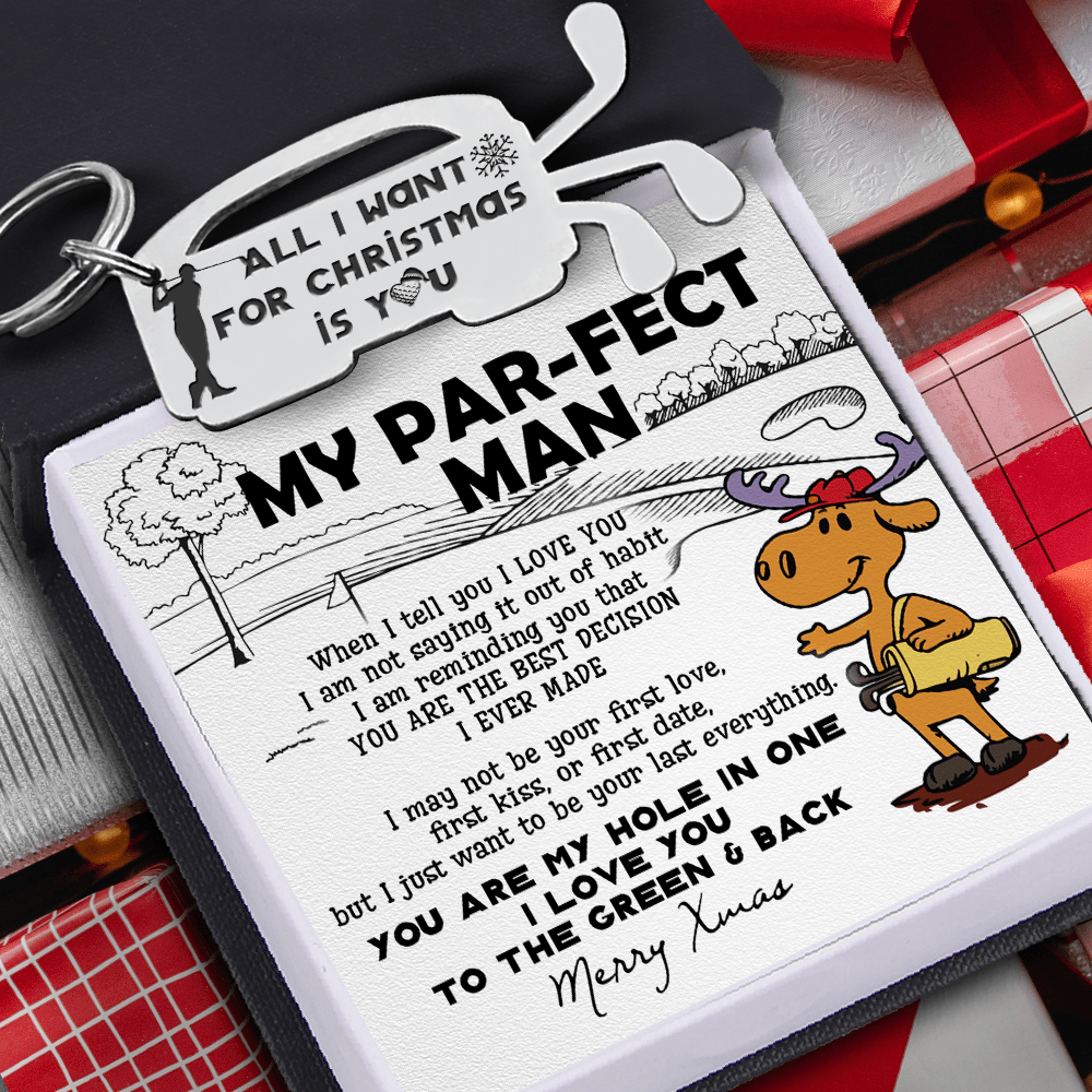 Golf Club Bag Keychain - Golf - To My Par-Fect Man - You Are The Best Decision I Ever Made - Gkew26007