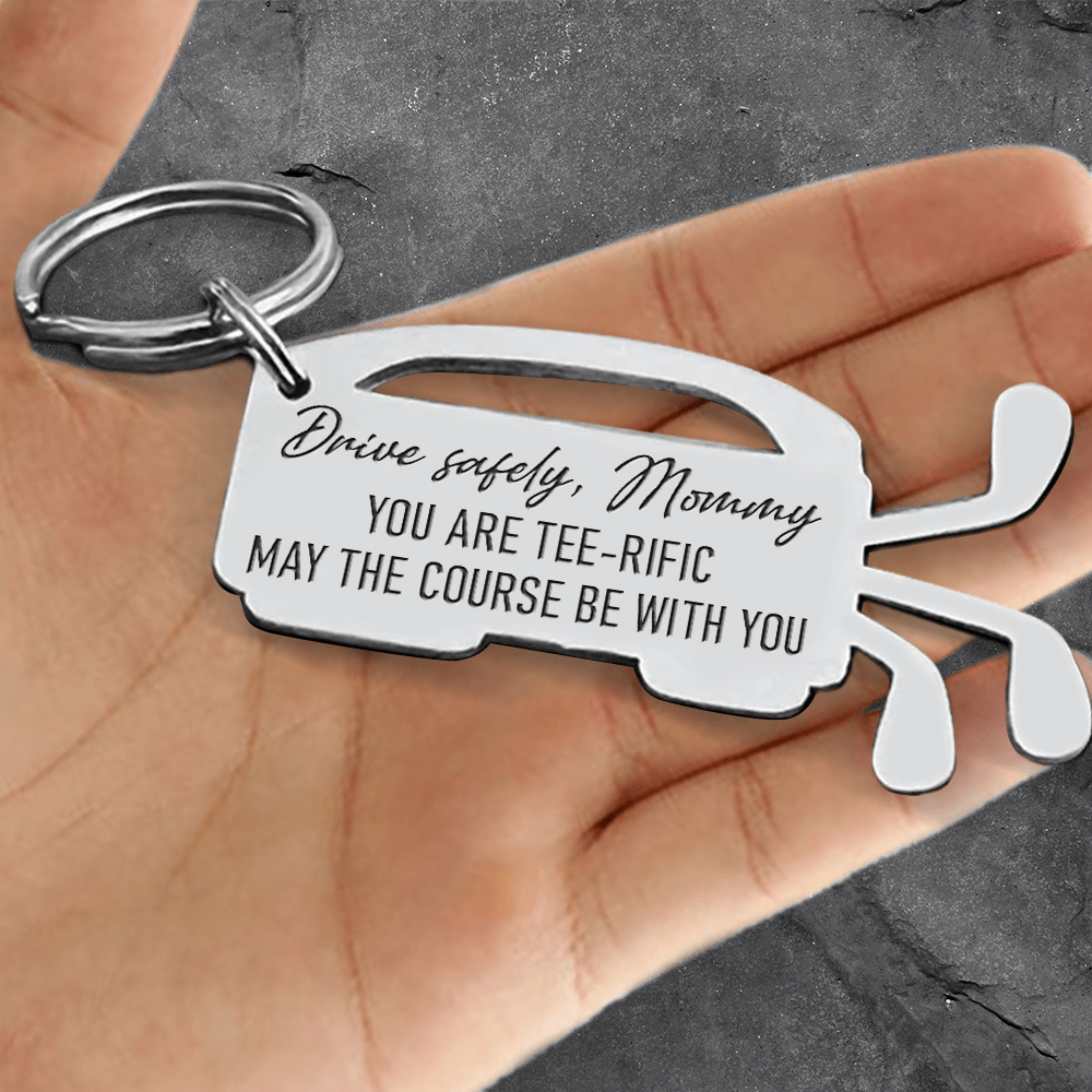 Golf Club Bag Keychain - Golf - To My Par-Fect Mom - Everything I Am You Helped Me To Be - Gkew19003