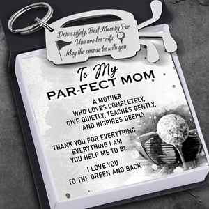 Golf Club Bag Keychain - Golf - To My Par-Fect Mom - I Love You To The Green And Back - Gkew19001