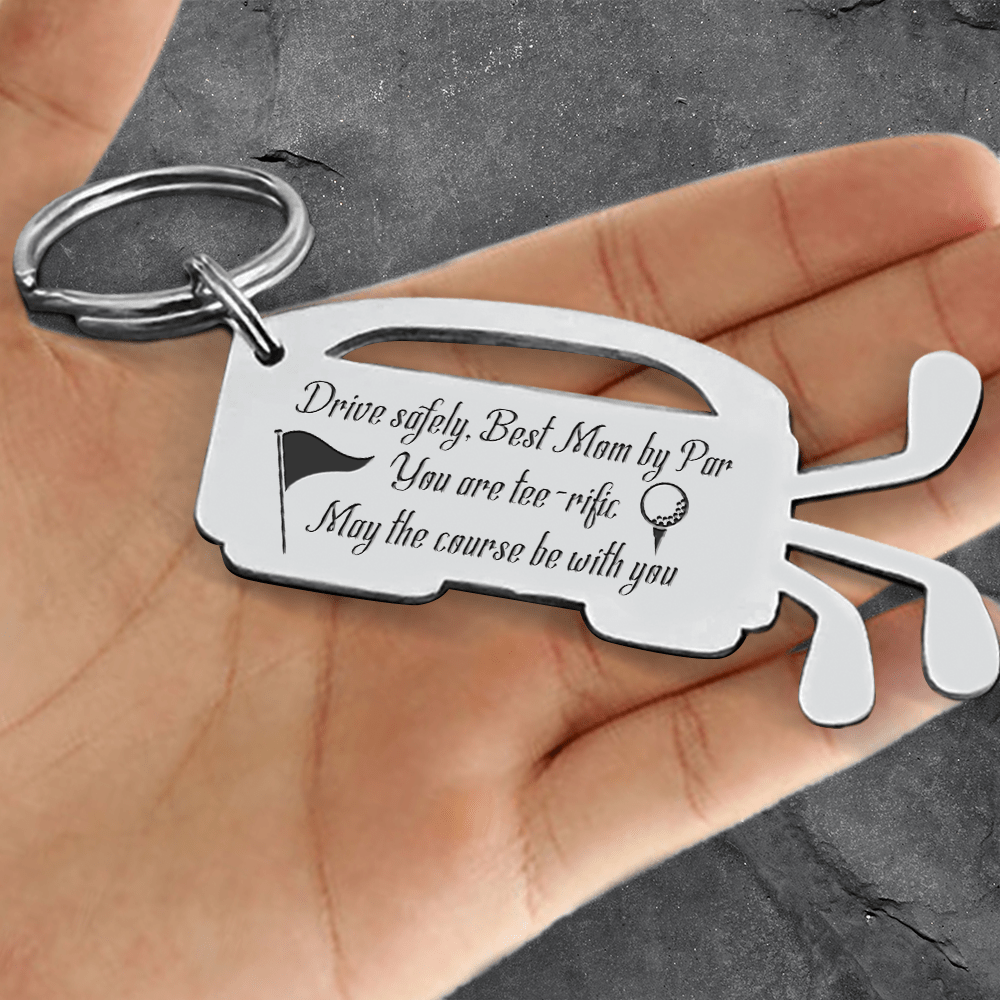Golf Club Bag Keychain - Golf - To My Par-Fect Mom - I Love You To The Green And Back - Gkew19001