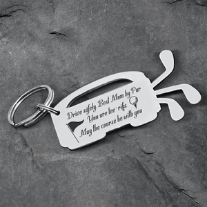 Golf Club Bag Keychain - Golf - To My Par-Fect Mom - I Love You To The Green And Back - Gkew19001