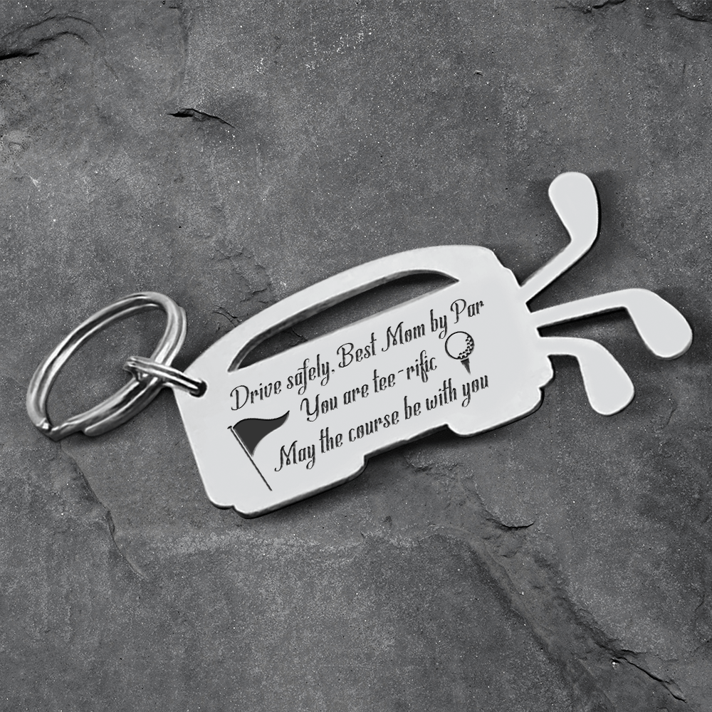 Golf Club Bag Keychain - Golf - To My Par-Fect Mom - I Love You To The Green And Back - Gkew19001