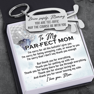 Golf Club Bag Keychain - Golf - To My Par-Fect Mom - Thank You For Everything - Gkew19002