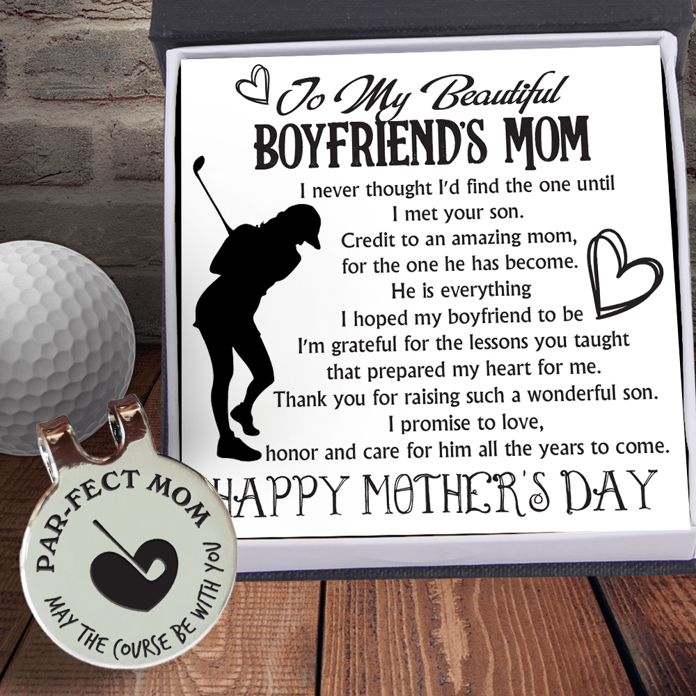 Golf Marker - Golf - To My Beautiful Boyfriend's Mom - Thank You For Raising Such A Wonderful Son - Gata19001
