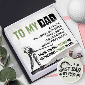 Golf Marker - Golf - To My Dad - Thank You - Gata18016