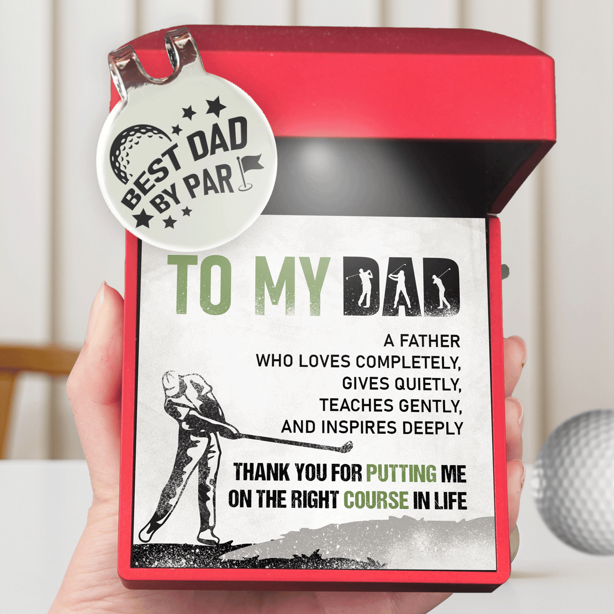 Golf Marker - Golf - To My Dad - Thank You - Gata18016