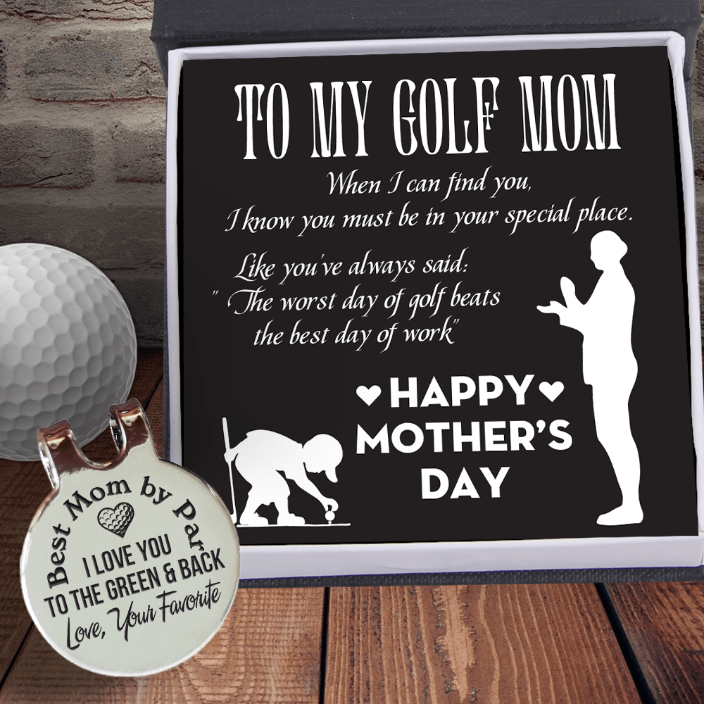 Golf Marker - Golf - To My Golf Mom - Best Mom By Par - Gata19004
