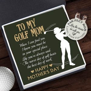 Golf Marker - Golf - To My Golf Mom - Happy Mother's Day - Gata19002