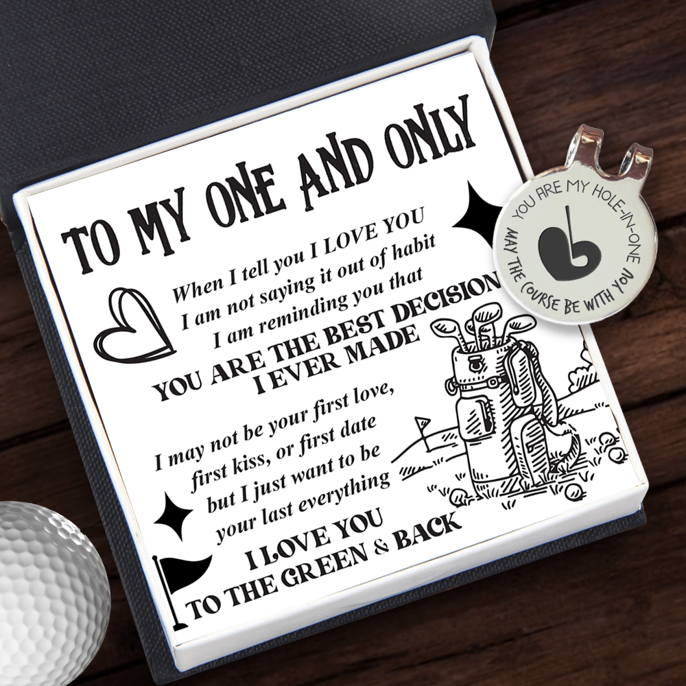 Golf Marker - Golf - To My One And Only - I Love You To The Green And Back - Gata13005