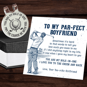 Golf Marker - Golf - To My Par-fect Boyfriend - How Much You Mean To Me - Gata12006