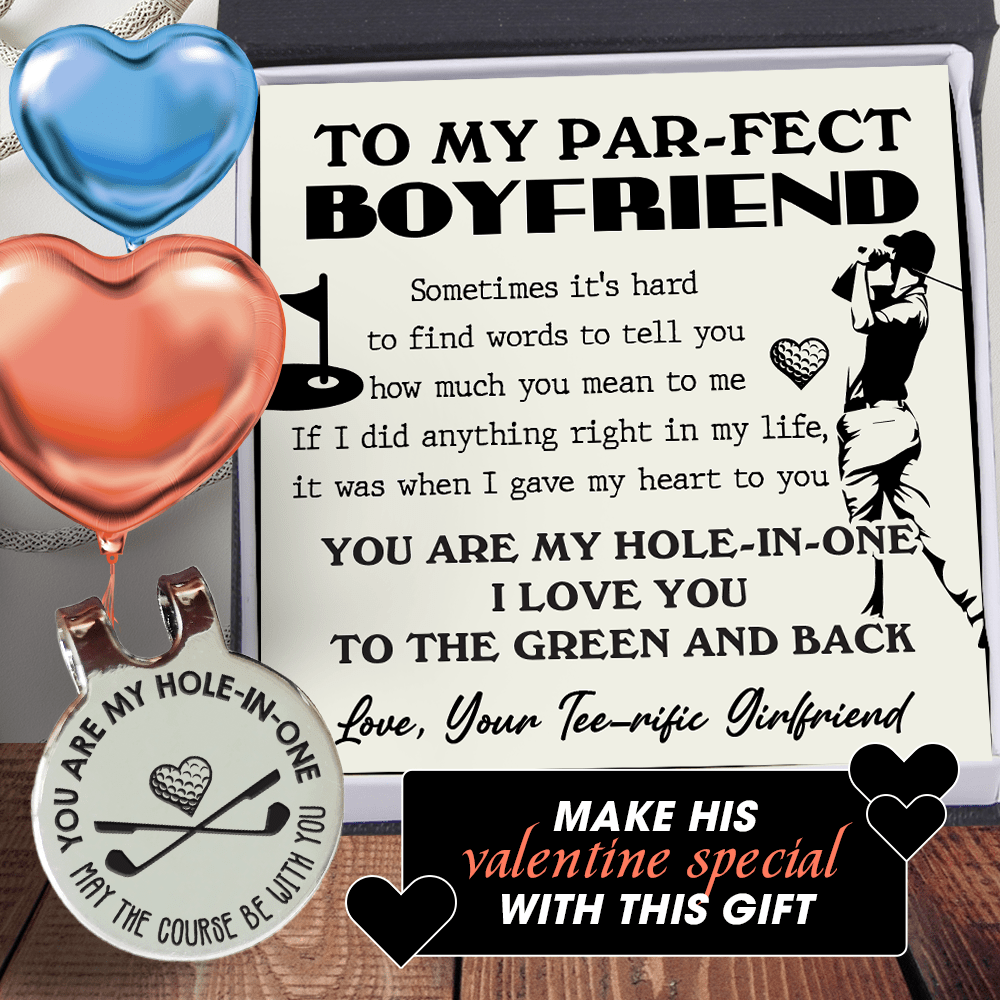 Golf Marker - Golf - To My Par-fect Boyfriend - I Love You To The Green And Back - Gata12005