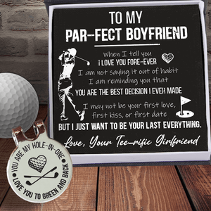 Golf Marker - Golf - To My Par-fect Boyfriend - Love You To The Green And Back - Gata12001