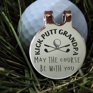 Golf Marker - Golf - To My Par-fect Grandpa - From Granddaughter - You Fill My World With Unending Love - Gata20003