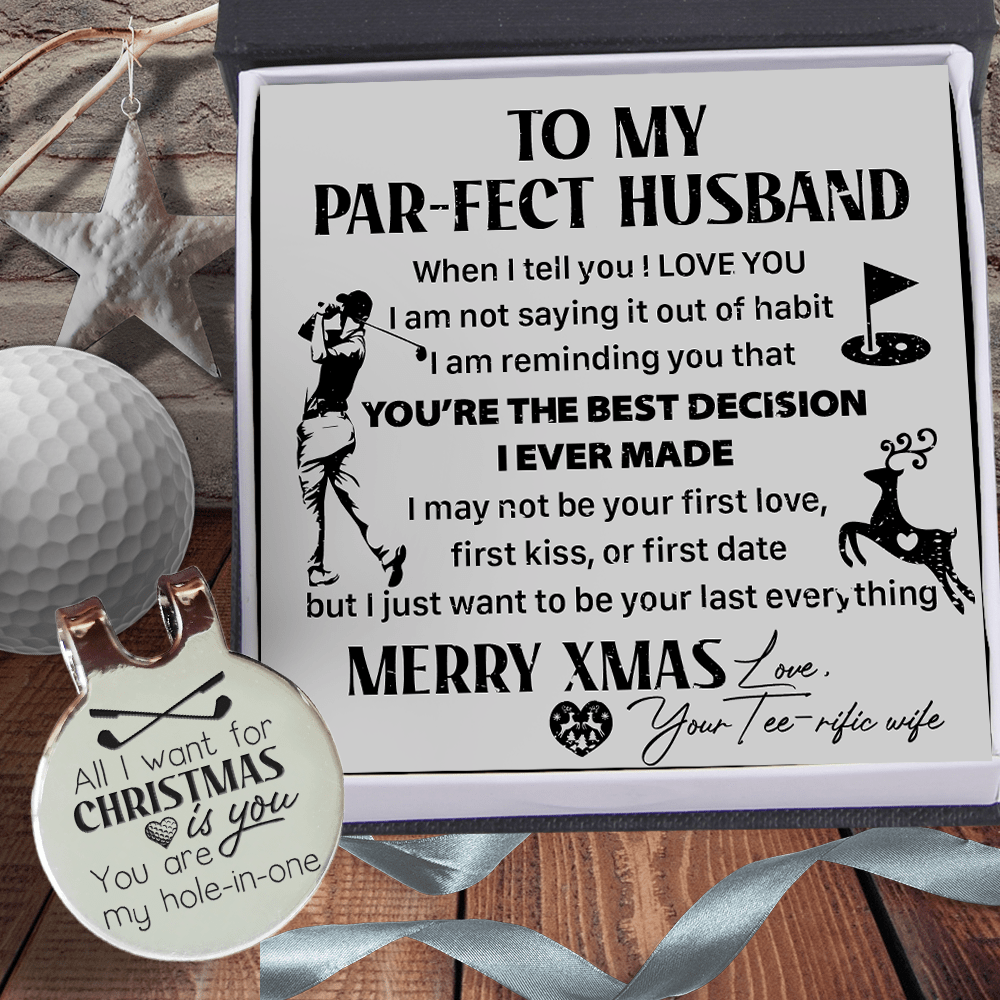 Golf Marker - Golf - To My Par-fect Husband - I Just Want To Be Your Last Everything - Gata14006