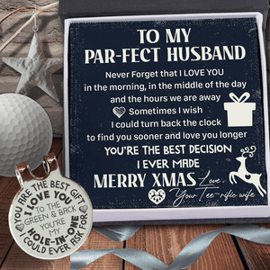 Golf Marker - Golf - To My Par-fect Husband - Merry Xmas - Gata14005