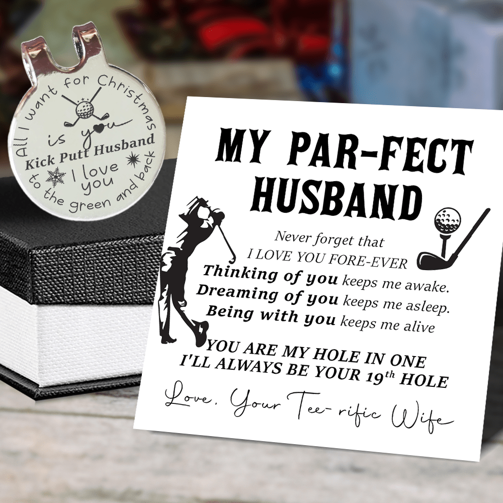 Golf Marker - Golf - To My Par-fect Husband - Never forget That I Love You Fore-Ever - Gata14011