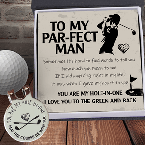Golf Marker - Golf - To My Par-fect Man - I Gave My Heart To You - Gata26011