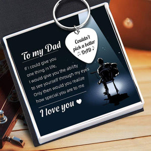 Guitar Pick Keychain - Guitar - To My Dad - How Special You Are To Me - Gkam18003