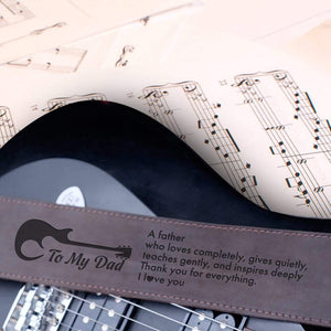 Guitar Strap - Guitar - To My Dad - Thank You For Everything - Gzn18002