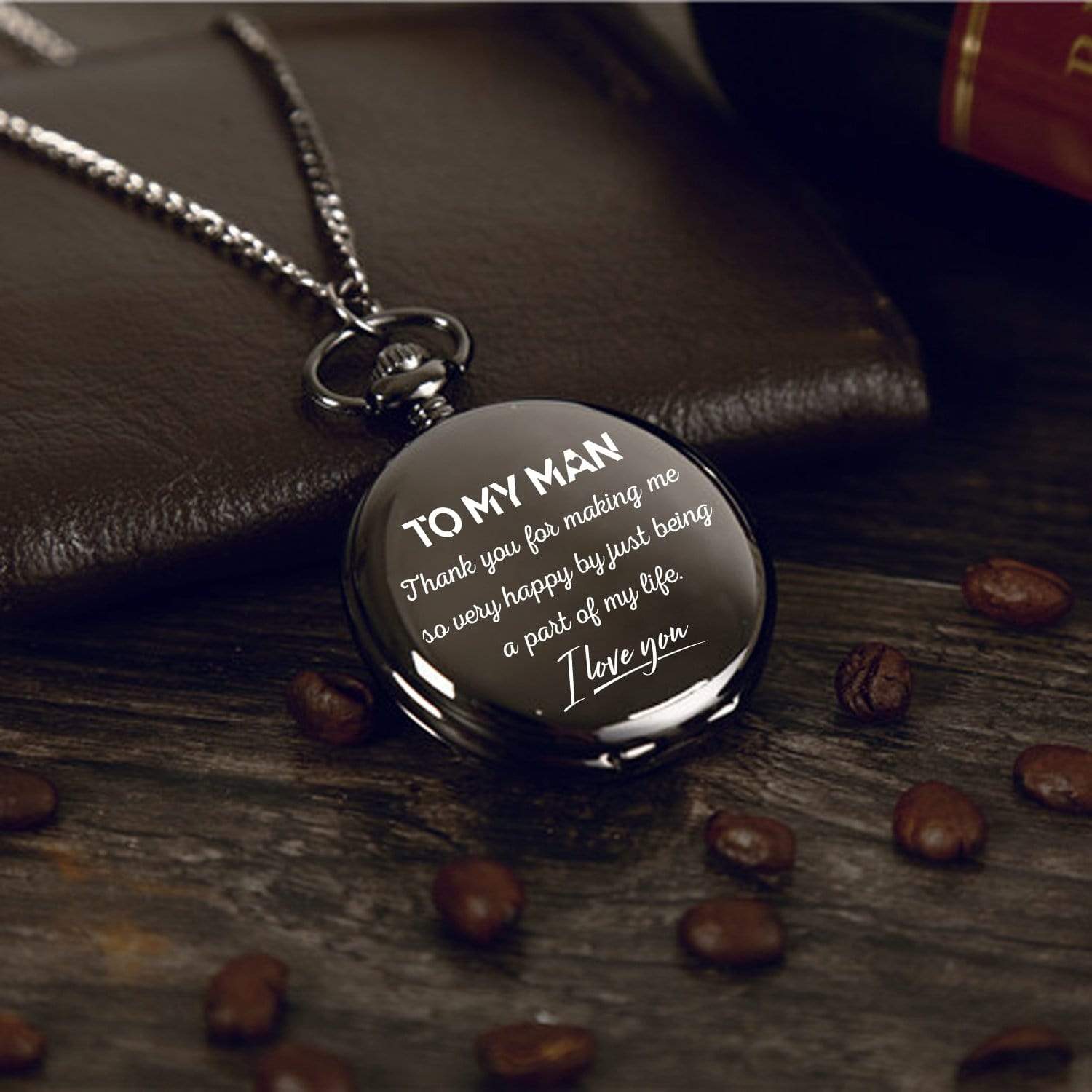 Gwa26003 - Pocket Watch - To My Man, Thank You For Making Me So Very Happy