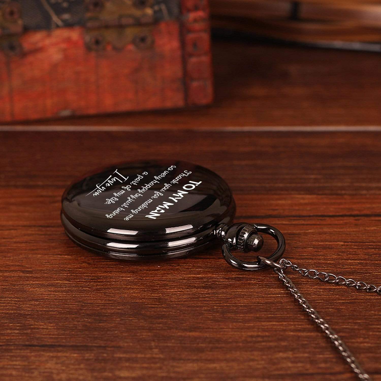 Gwa26003 - Pocket Watch - To My Man, Thank You For Making Me So Very Happy