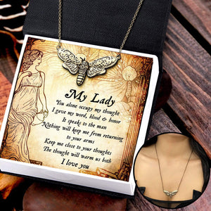 Hawkmoth Necklace - Roman - My Lady - I Love You - Gnzs13002