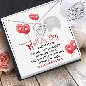 Heart Crystal Necklace - Family - Mom-To-Be - Lots Of Love From Bump - Gnzk19022