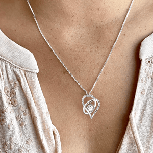 Heart Crystal Necklace - Wedding - To My Future Wife - I Love You Still - Gnzk25001